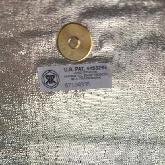 Textured Gold Metallic Evening Clutch Purse with Rope Shoulder Strap Retro Party - Picture 15 of 16